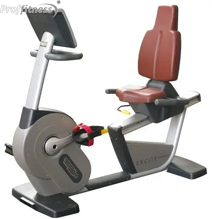 Профессиональный горизонтальный велотренажер Technogym Recline Excite 700 VisioWeb 0057 фото